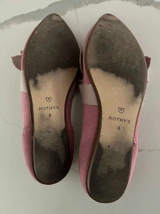 Rothy’s rosebud point with bow flat shoes - Picture 6 of 6